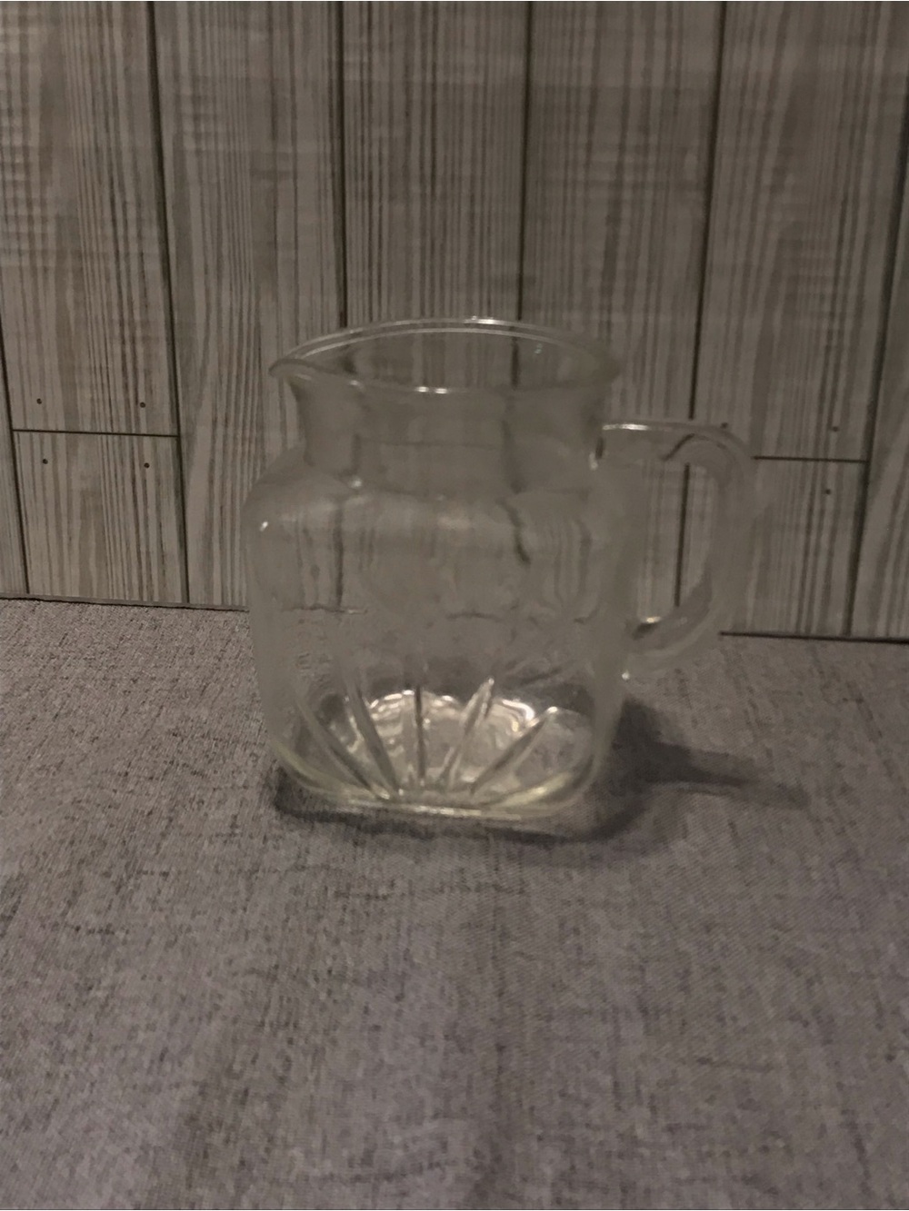 Vintage Federal Glass Pitcher
